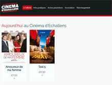 Tablet Screenshot of cinemaechallens.com